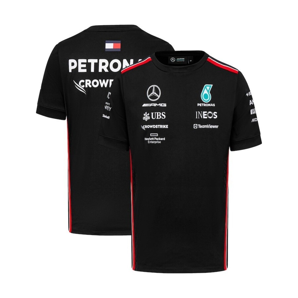 Mercedes AMG Petronas F1  Men's Team Driver‎ T-Shirt Black Size XL NWT